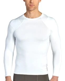 Tommie Copper Pro-Grade Long Sleeve Shoulders Support Shirt 15 Tommie Copper Pro-Grade Long Sleeve Shoulders Support Shirt -Fitness & Health Care Store 420974 WHT 1