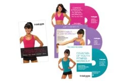 Total Gym 3 DVD Set And Fitspiration Guide With Rosalie Brown