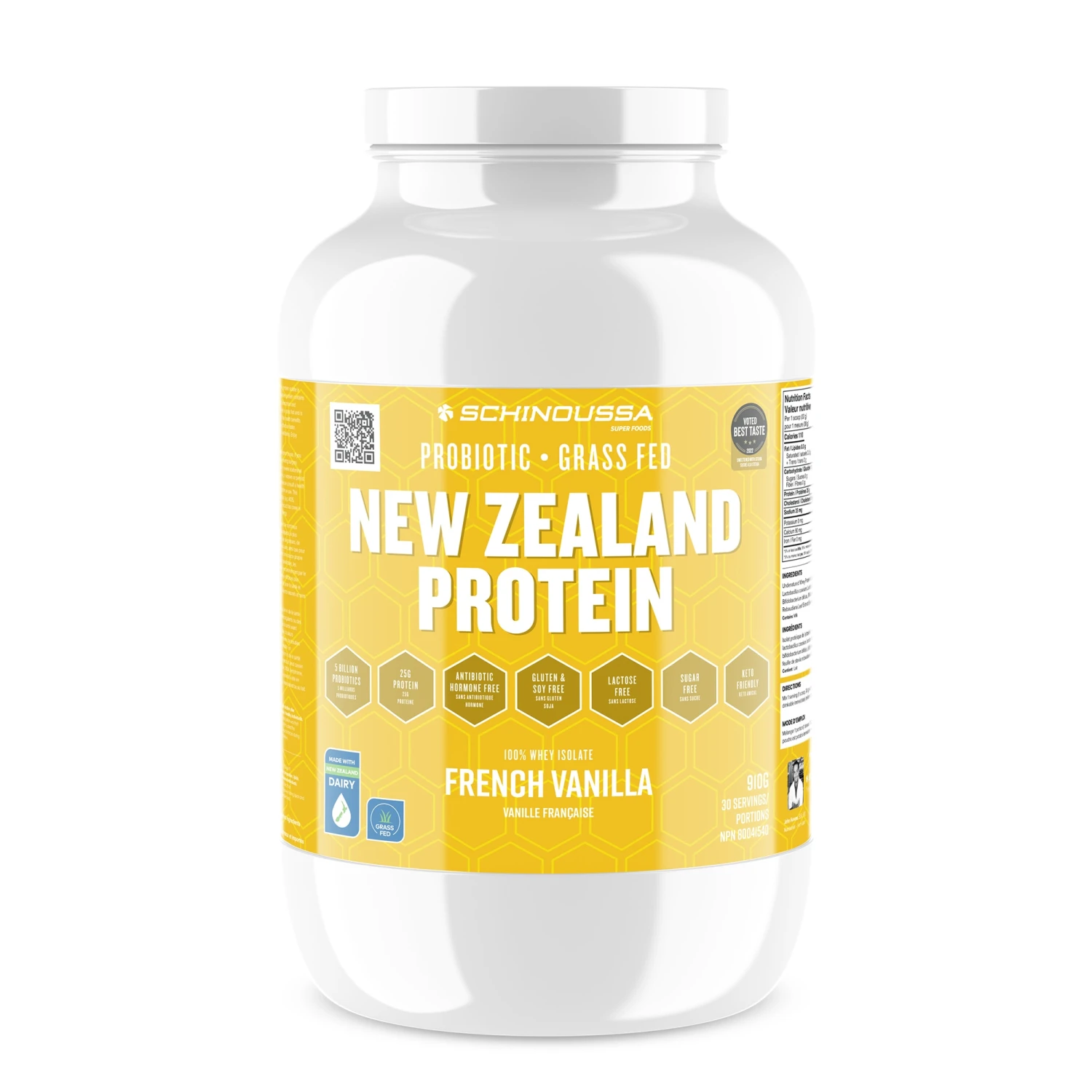 Schinoussa New Zealand Probiotic Whey Isolate Protein 4 Schinoussa New Zealand Probiotic Whey Isolate Protein - Image 2