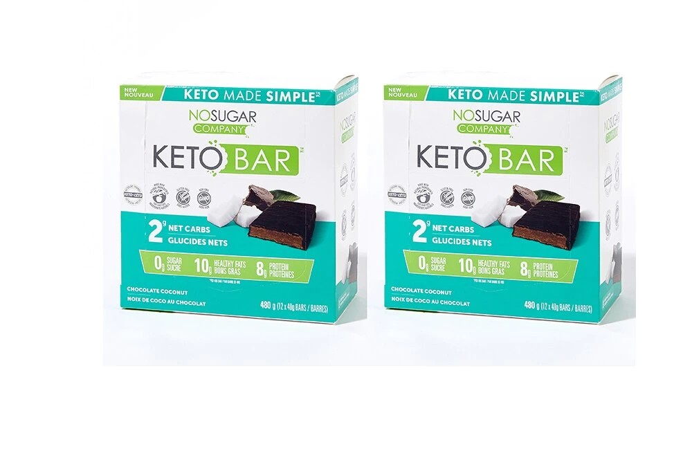 Keto Made Simple No Sugar Keto Bar 12-Count Duo 4 Keto Made Simple No Sugar Keto Bar 12-Count Duo - Image 2