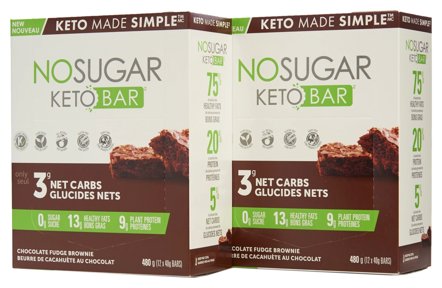 Keto Made Simple No Sugar Keto Bar 12-Count Duo 8 Keto Made Simple No Sugar Keto Bar 12-Count Duo - Image 6