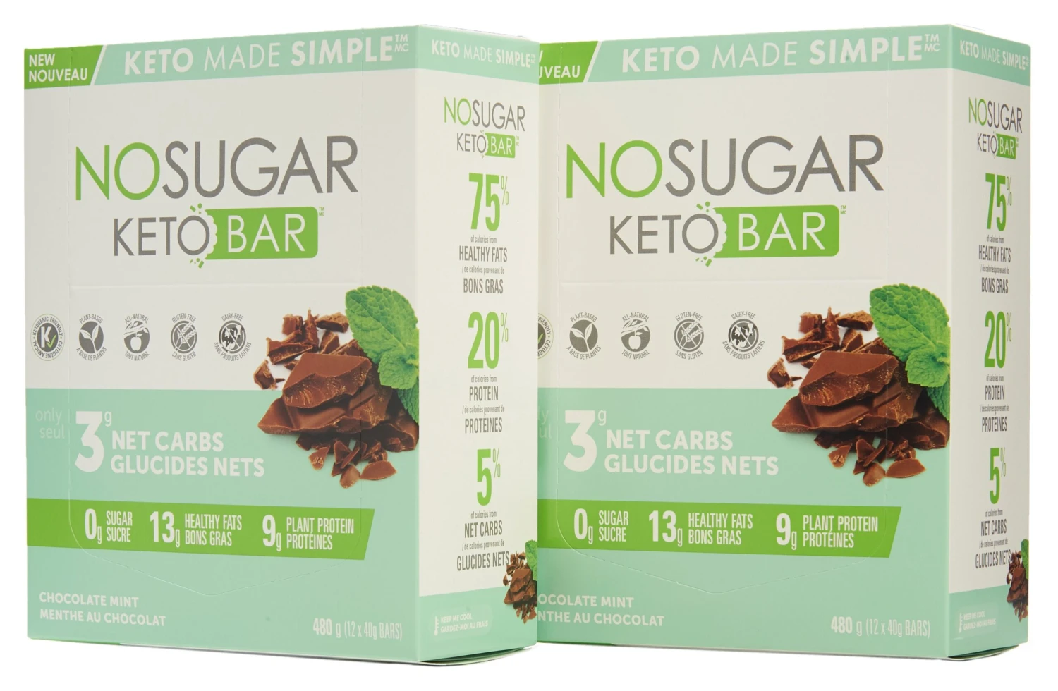 Keto Made Simple No Sugar Keto Bar 12-Count Duo 10 Keto Made Simple No Sugar Keto Bar 12-Count Duo - Image 8