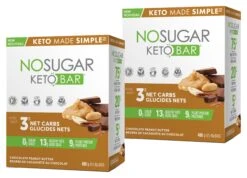 Keto Made Simple No Sugar Keto Bar 12-Count Duo 19 Keto Made Simple No Sugar Keto Bar 12-Count Duo -Fitness & Health Care Store 631835 PEBU