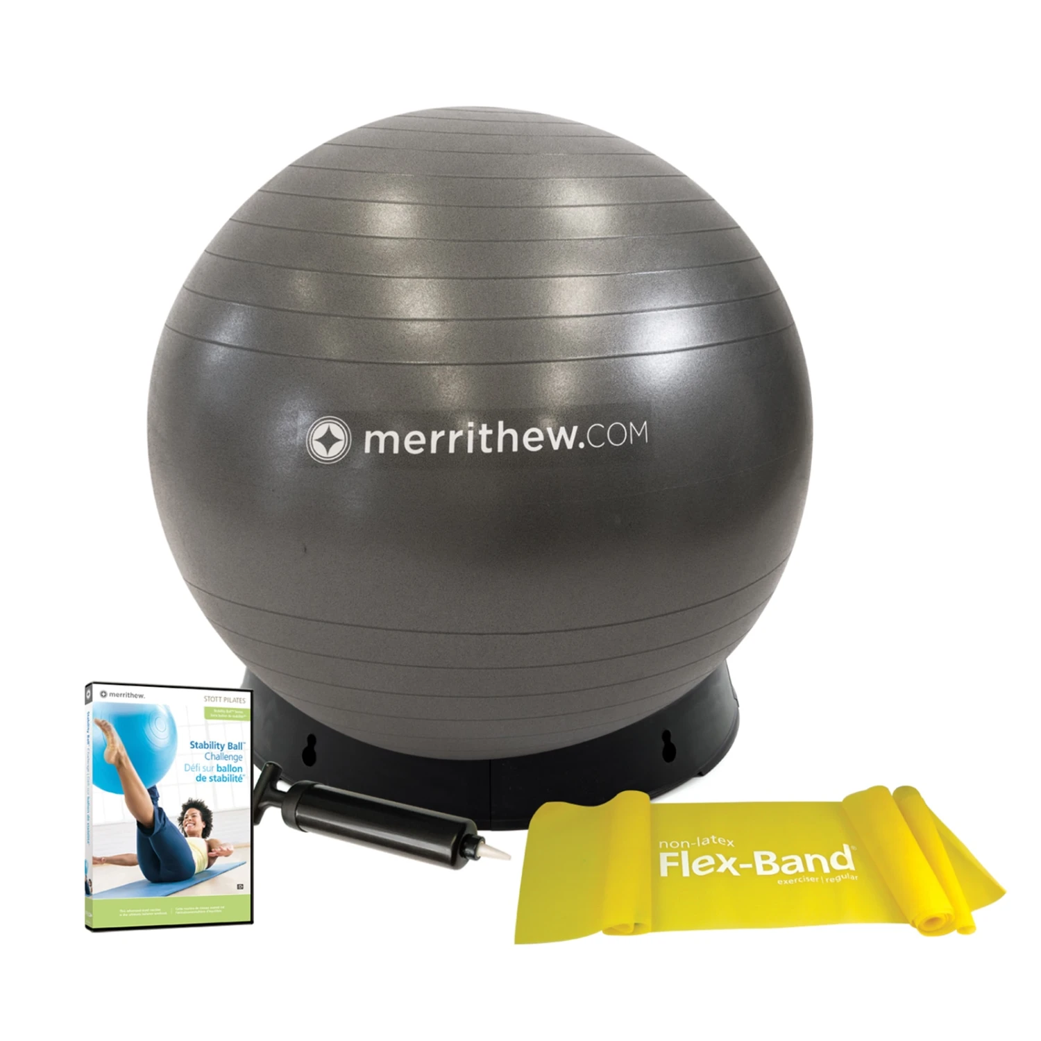 Merrithew™ Stability Ball™ With Base Bundle 3 Merrithew™ Stability Ball™ With Base Bundle