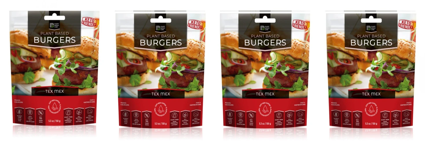 Schinoussa Plant Based Chef Burgers 4-Pack 6 Schinoussa Plant Based Chef Burgers 4-Pack - Image 4