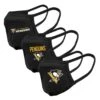 Men's Pittsburgh Penguins NHL 3-Pack Team Logo Face Masks 2 Men's Pittsburgh Penguins NHL 3-Pack Team Logo Face Masks -Fitness & Health Care Store 641406