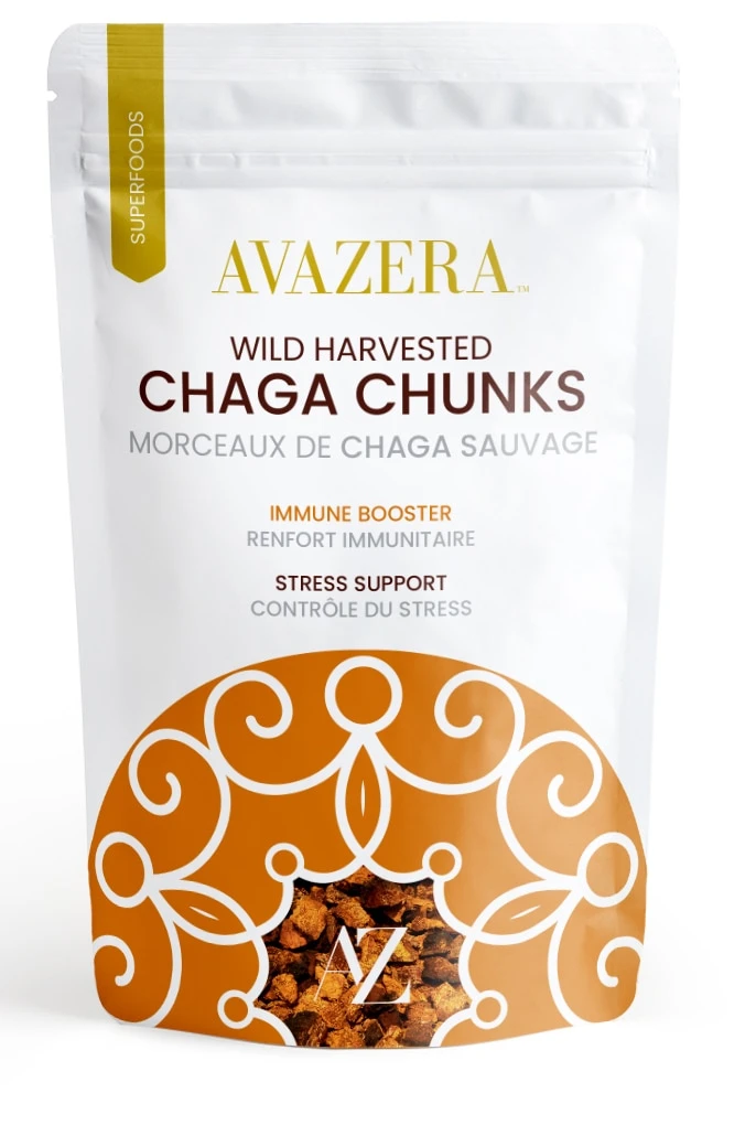 Avazera Canadian Wild Harvested Chaga Chunk 3 Avazera Canadian Wild Harvested Chaga Chunk