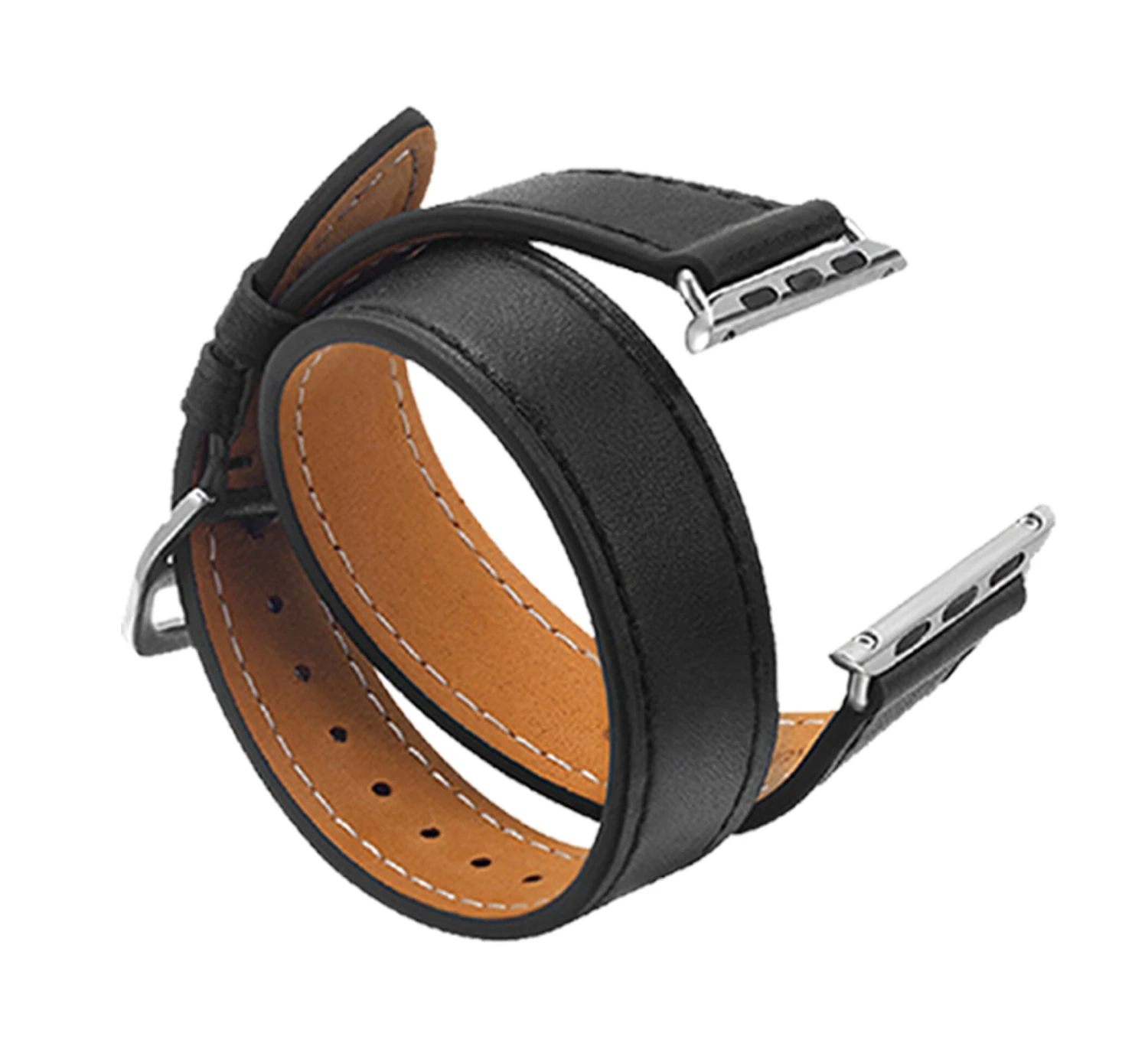 Digital Basics Lane Leather Double Wrap For Apple Watch 3 Digital Basics Lane Leather Double Wrap For Apple Watch
