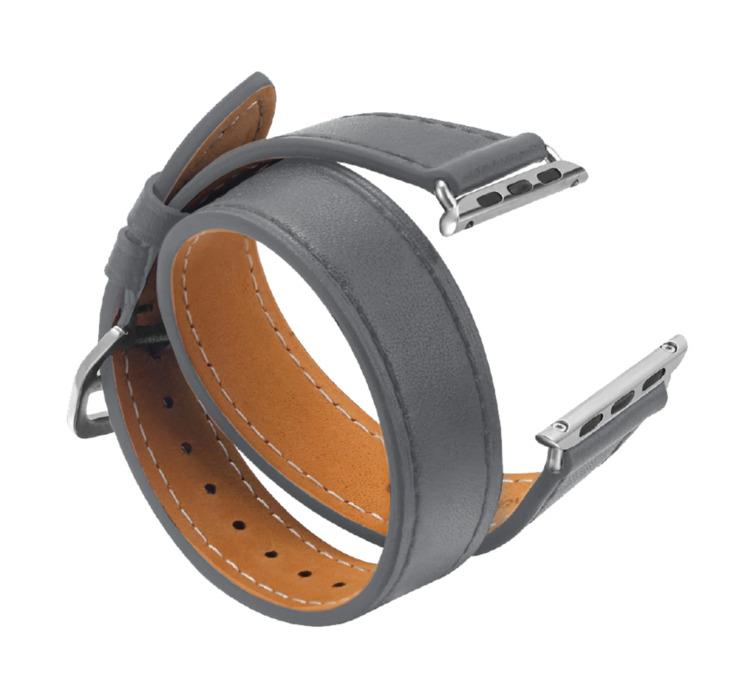 Digital Basics Lane Leather Double Wrap For Apple Watch 5 Digital Basics Lane Leather Double Wrap For Apple Watch - Image 3