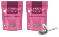 Koryfe Calm Tea (2-Pack) With Bonus Tea Strainer