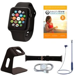 Apple Watch Series 3 GPS Sport Band Tech Bundle (38mm Or 42mm)