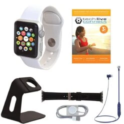 Apple Watch Series 3 GPS Sport Band Tech Bundle (38mm Or 42mm) 20 Apple Watch Series 3 GPS Sport Band Tech Bundle (38mm Or 42mm) -Fitness & Health Care Store 659186 SWB4X