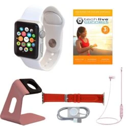 Apple Watch Series 3 GPS Sport Band Tech Bundle (38mm Or 42mm) 22 Apple Watch Series 3 GPS Sport Band Tech Bundle (38mm Or 42mm) -Fitness & Health Care Store 659186 SWP38