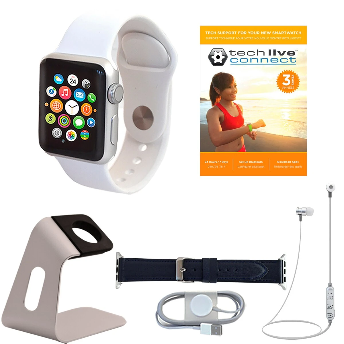 Apple Watch Series 3 GPS Sport Band Tech Bundle (38mm Or 42mm) 13 Apple Watch Series 3 GPS Sport Band Tech Bundle (38mm Or 42mm) - Image 11
