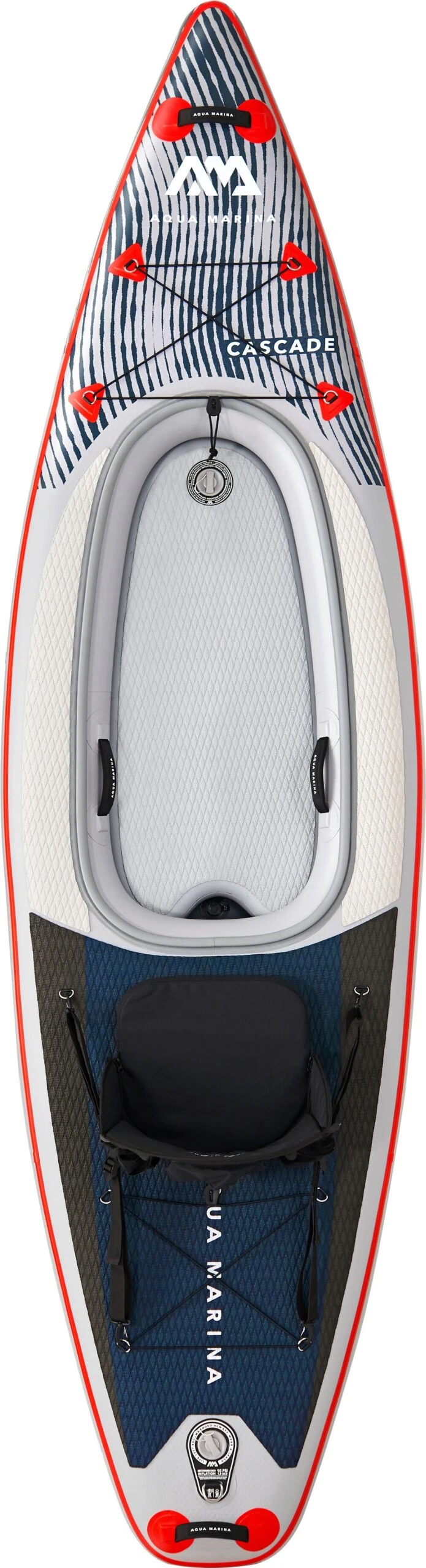 Aqua Marina Cascade All-Around SUP-Kayak With 2-in-1 Adjustable Aluminum Paddle And High-Back Seat 3 Aqua Marina Cascade All-Around SUP-Kayak With 2-in-1 Adjustable Aluminum Paddle And High-Back Seat