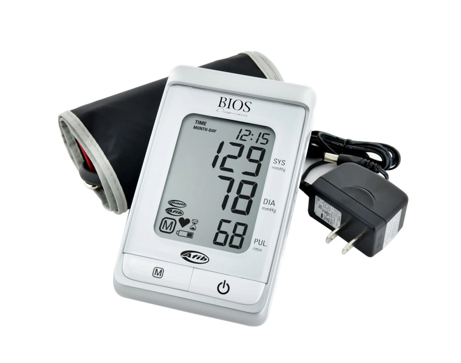 BIOS Diagnostics Ultra Blood Pressure Monitor With Atrial Fibrillation Screening 3 BIOS Diagnostics Ultra Blood Pressure Monitor With Atrial Fibrillation Screening