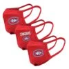 Men's Montreal Canadiens NHL 3-Pack Team Logo Face Masks 1 Men's Montreal Canadiens NHL 3-Pack Team Logo Face Masks -Fitness & Health Care Store 695926