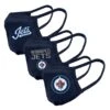 Men's Winnipeg Jets NHL 3-Pack Team Logo Face Masks -Fitness & Health Care Store 695929