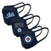 Youth Winnipeg Jets NHL Reusable Team Logo Face Masks (3-Pack) 1 Youth Winnipeg Jets NHL Reusable Team Logo Face Masks (3-Pack) -Fitness & Health Care Store 695937