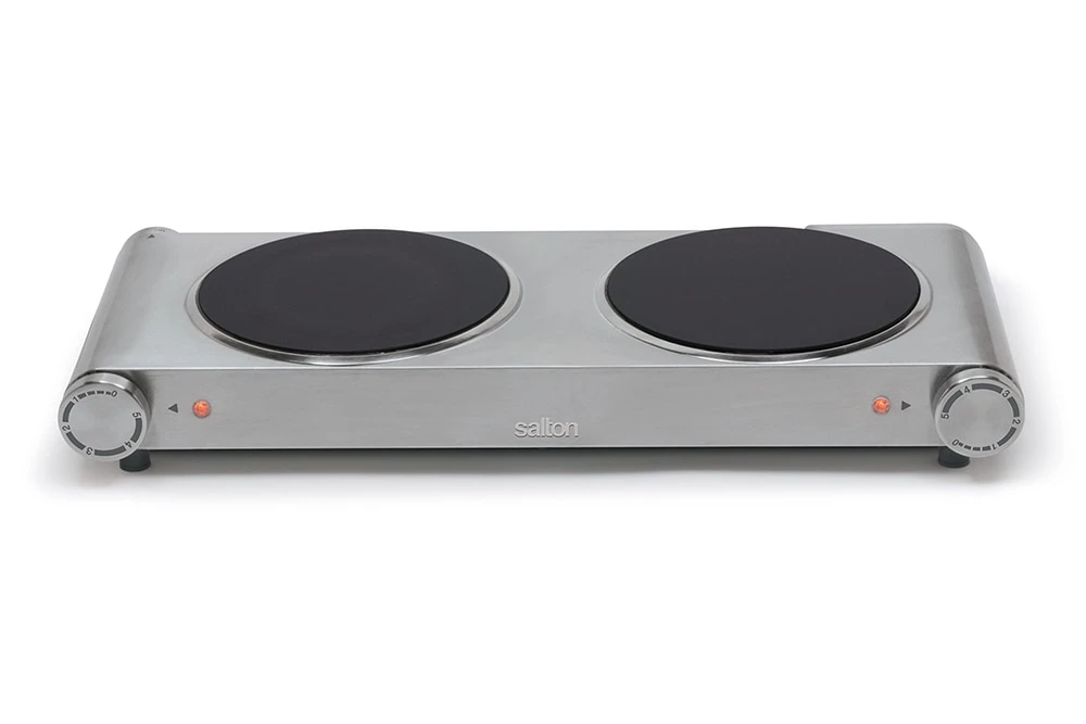 Salton Double Burner Infrared Cooktop 3 Salton Double Burner Infrared Cooktop