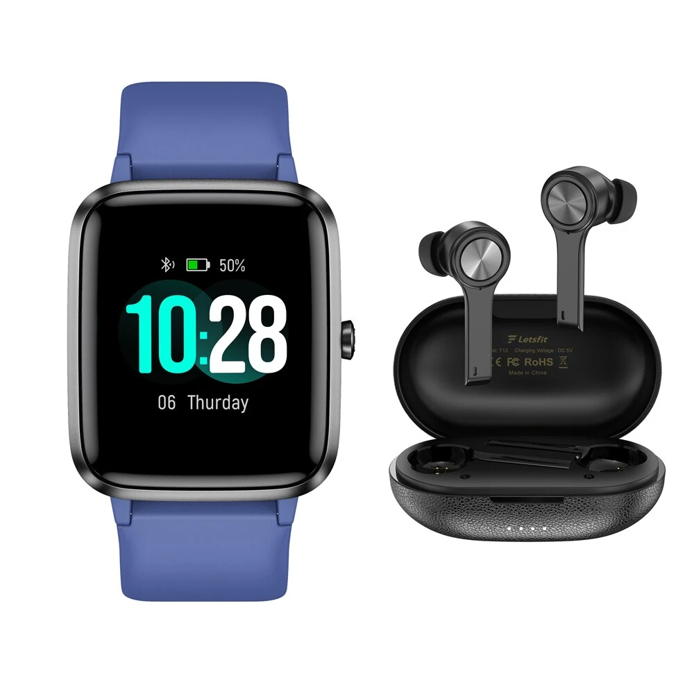 Letsfit Smart Watch With T13 True Wireless BT Earbuds 4 Letsfit Smart Watch With T13 True Wireless BT Earbuds - Image 2