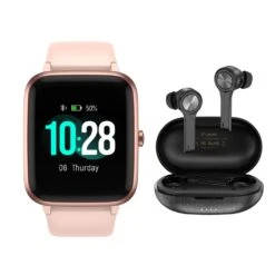 Letsfit Smart Watch With T13 True Wireless BT Earbuds 12 Letsfit Smart Watch With T13 True Wireless BT Earbuds -Fitness & Health Care Store 704669 PNK