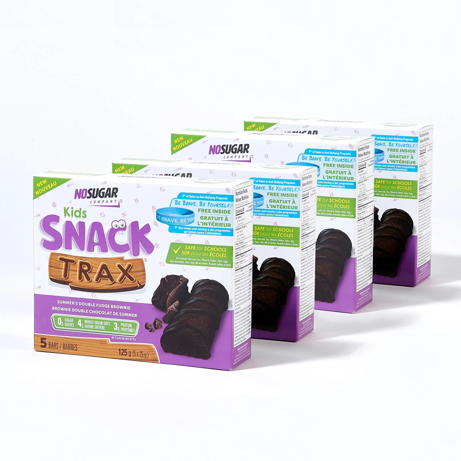 No Sugar Company Kids Snack Trax Summer's Double Fudge Brownie — 20 Pack 3 No Sugar Company Kids Snack Trax Summer's Double Fudge Brownie — 20 Pack