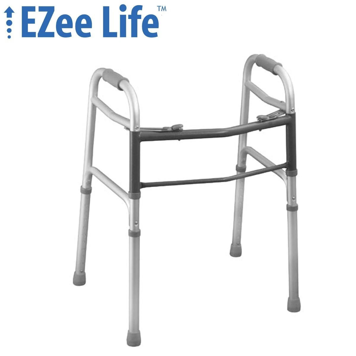 EZee Life CH1084 Folding Walker With PVC Hand Grips 3 EZee Life CH1084 Folding Walker With PVC Hand Grips