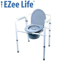 EZee Life CH1071 Stationary Folding Commode