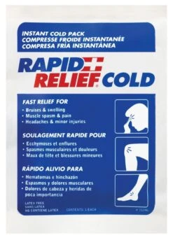 EZee Life Rapid Relief 31246 Instant Cold Packs 50-Pack