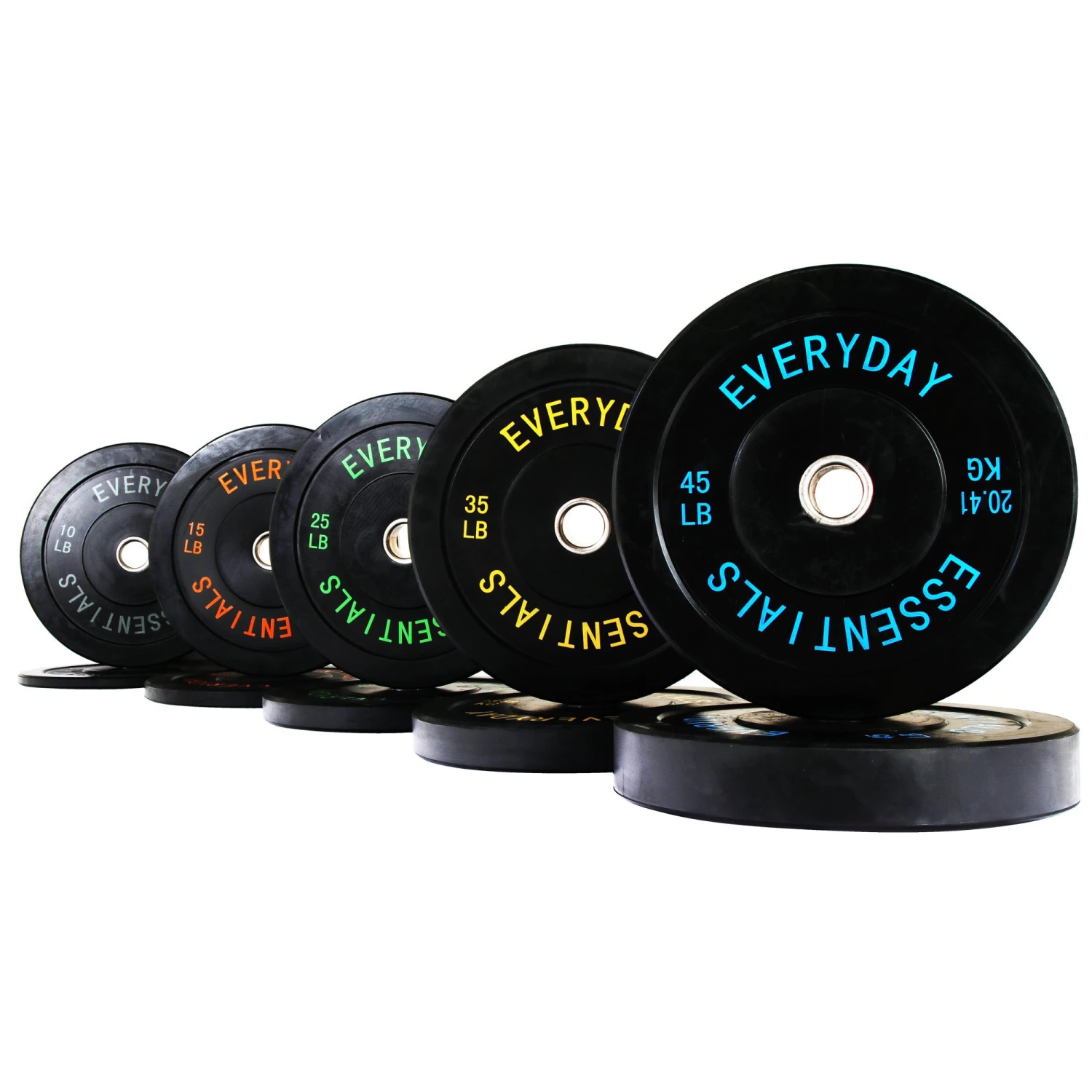 BalanceFrom Everyday Essentials Bumper Plate Weight With Steel Hub 260lbs 3 BalanceFrom Everyday Essentials Bumper Plate Weight With Steel Hub 260lbs