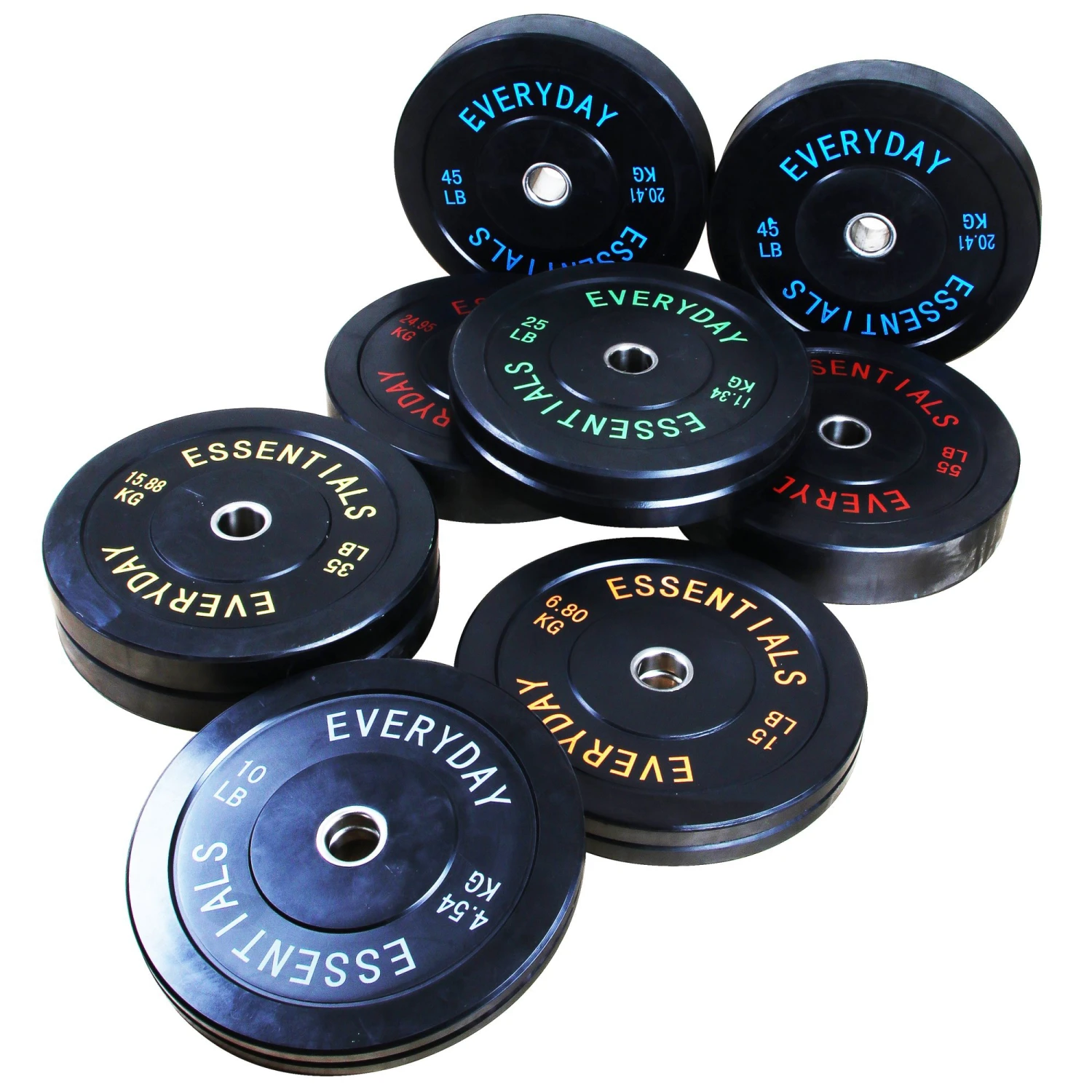 BalanceFrom Everyday Essentials Bumper Plate Weight With Steel Hub Single 6 BalanceFrom Everyday Essentials Bumper Plate Weight With Steel Hub Single - Image 4