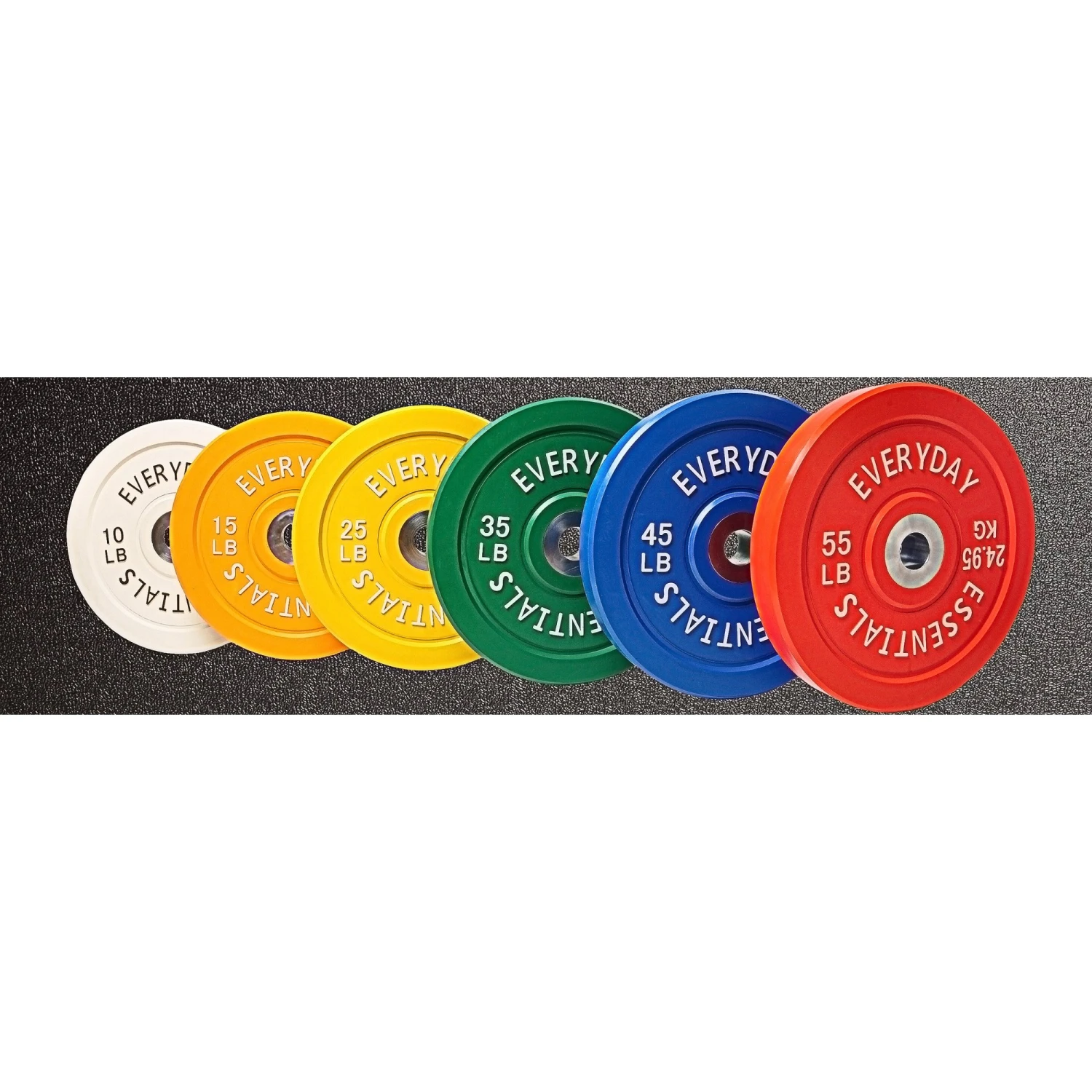BalanceFrom Everyday Essentials Coloured Bumper Plate Weight With Steel Hub Single 5 BalanceFrom Everyday Essentials Coloured Bumper Plate Weight With Steel Hub Single - Image 3