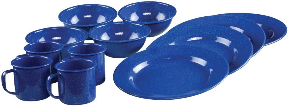 Coleman 12-Piece Enamelware Dining Set 3 Coleman 12-Piece Enamelware Dining Set