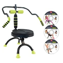 Ab Doer 360 Fitness System With Rosalie Brown DVD Set