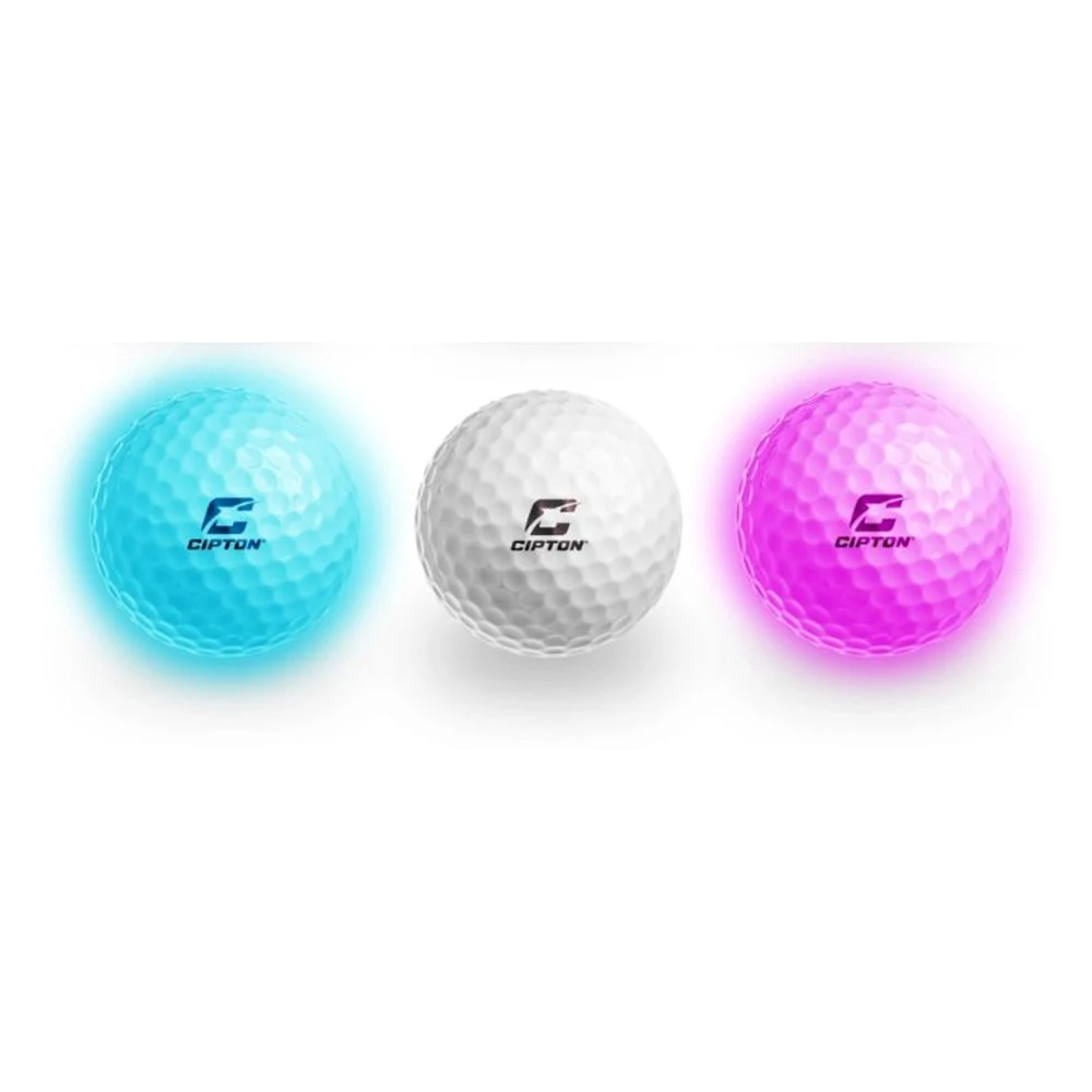 Clipton Led Light Up Day & Night Golf Ball Set 3ct 3 Clipton Led Light Up Day & Night Golf Ball Set 3ct
