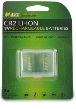 Golfing Buddies CR2 2-Pack Rechargeable Batteries